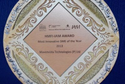Most Innovative SME Award- 2013