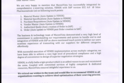 Intas accolades