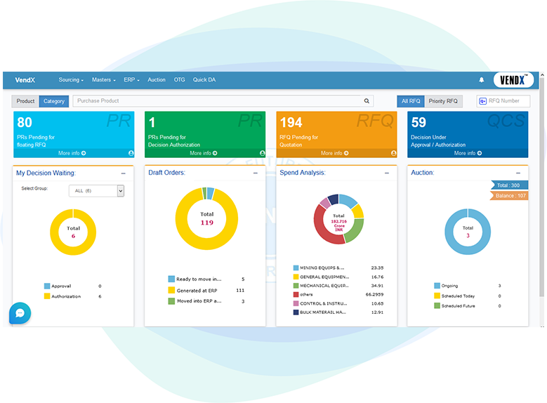 Key Value delivery of VENDX e-Sourcing Suite