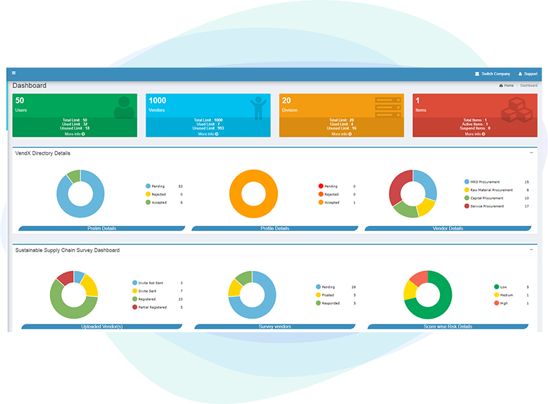 VENDX Supplier Portal