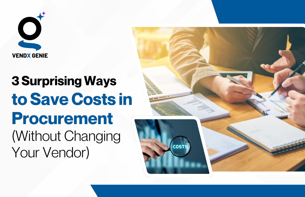 3 Surprising Ways to Save Cost in Procurement (Without Changing Your Vendor)