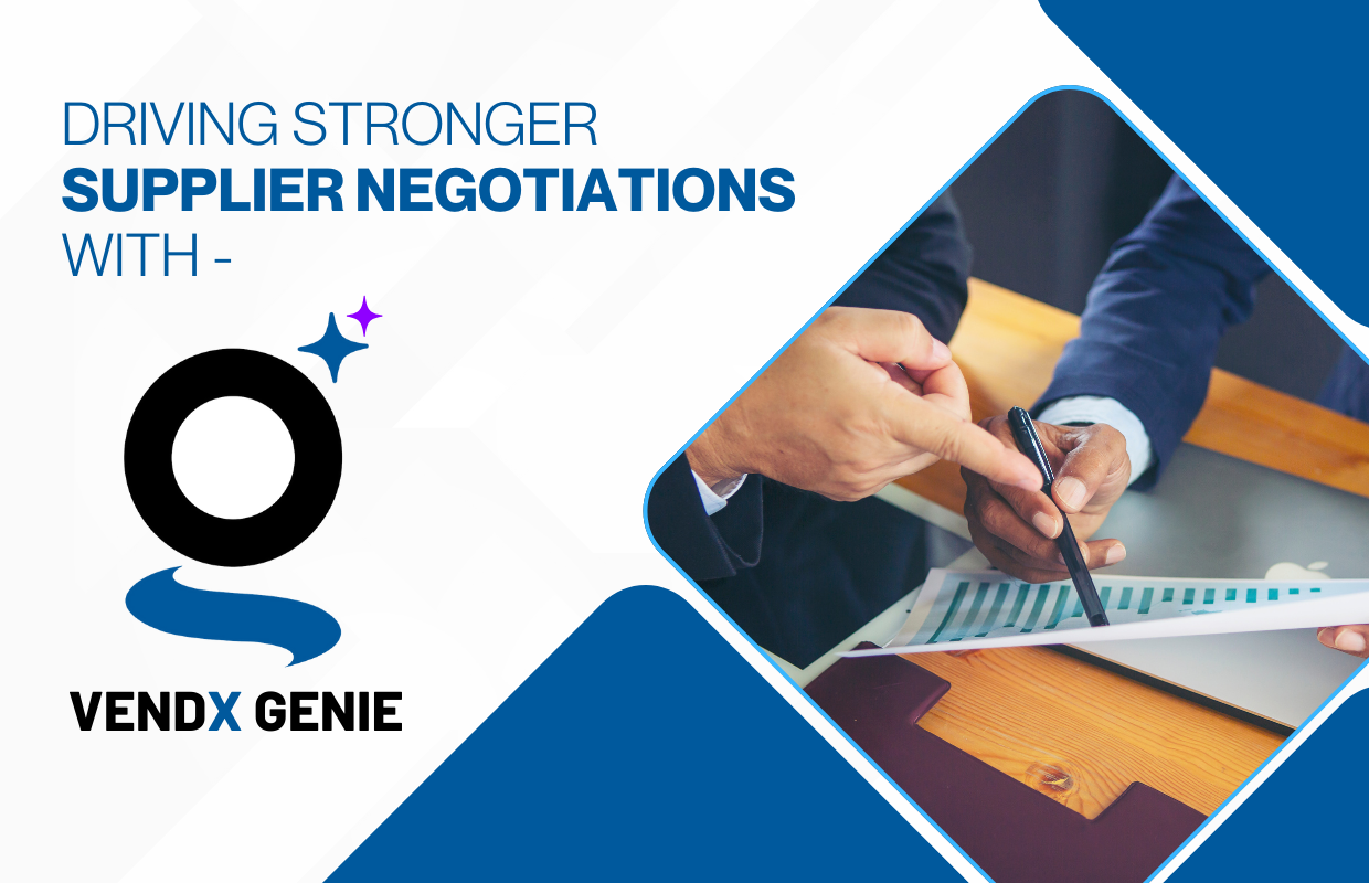 Driving Stronger Supplier Negotiations with VENDX Genie